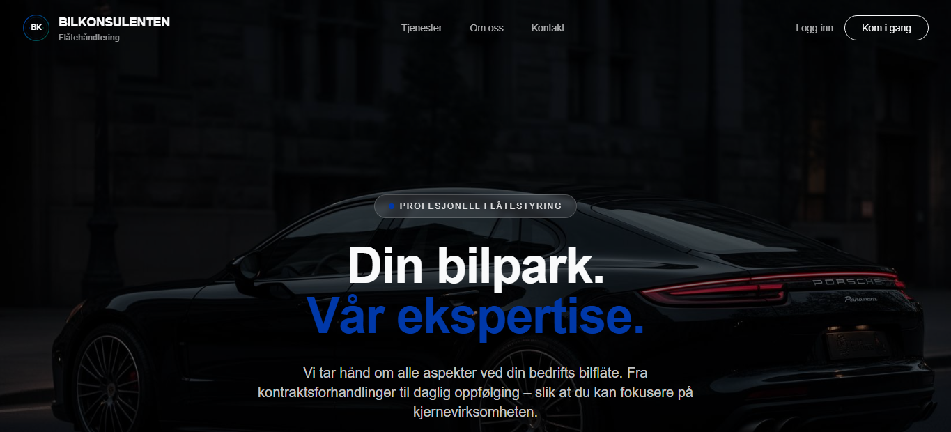 Bilkonsulenten, B2B-portal for bilflåte og kundedialog